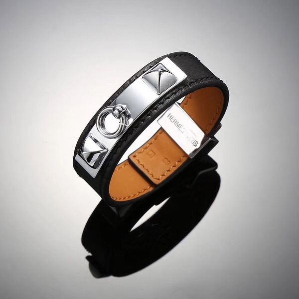 shale luxurious genuine leather bracelet with lock rivet bracelet in many colors adjustable size cdc bracelet for women and men fashion, Golden;silver
shale luxurious genuine leather bracelet with lock rivet bracelet in many colors adjustable size cdc bracelet for women and men fashion, Golden;silver