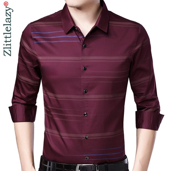 2018 social long sleeve striped designer shirts men slim fit vintage fashions men's shirt man dress jersey casual clothing 36783, White;black
2018 social long sleeve striped designer shirts men slim fit vintage fashions men's shirt man dress jersey casual clothing 36783, White;black