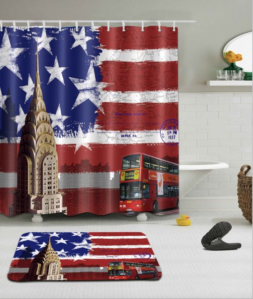 the american flag pattern 3d print custom waterproof bathroom modern shower curtain polyester fabric bathroom curtain door mat sets
the american flag pattern 3d print custom waterproof bathroom modern shower curtain polyester fabric bathroom curtain door mat sets