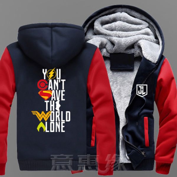 new justice hoodie anime the flash coat jacket winter men thick zipper sweatshirt, Black
new justice hoodie anime the flash coat jacket winter men thick zipper sweatshirt, Black
