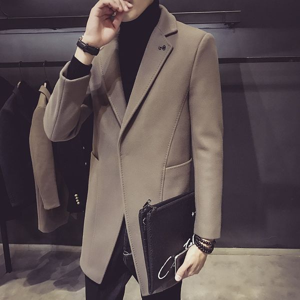 2018 new winter coat men leisure long suit collar coat men's pure color casual fashion jackets plus size black men overcoat 3xl
2018 new winter coat men leisure long suit collar coat men's pure color casual fashion jackets plus size black men overcoat 3xl