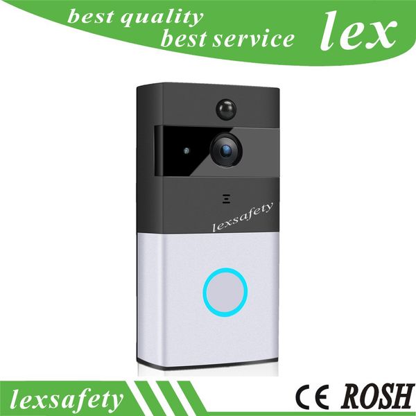 720p wi-fi video door phone doorbells wifi visual intercom chime pir ir camera night vision doorbell for access control