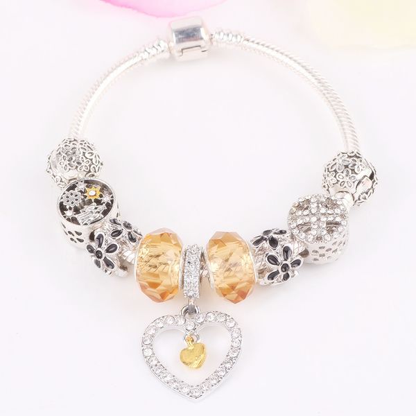 aifeili original european fashion heart pendant glass beads positioning buckle beads diy for bracelets jewelry trend, Black
aifeili original european fashion heart pendant glass beads positioning buckle beads diy for bracelets jewelry trend, Black