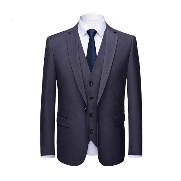 gray trim fit wedding groom one button dinner party notched collar men suits three pieces (jacket+vest+pants), White;black
gray trim fit wedding groom one button dinner party notched collar men suits three pieces (jacket+vest+pants), White;black