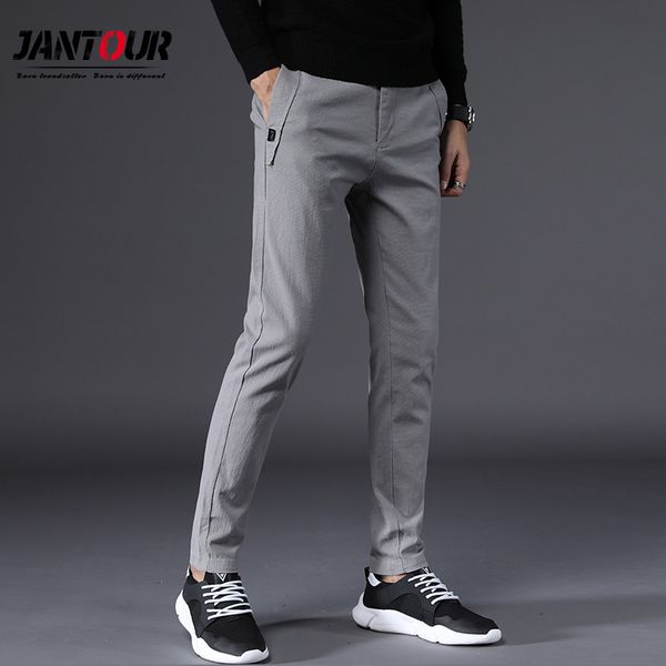 2018 slim fit men pants stretch trousers men's sunmmer classic casual clothes formal straight suits long pant male, Black
2018 slim fit men pants stretch trousers men's sunmmer classic casual clothes formal straight suits long pant male, Black
