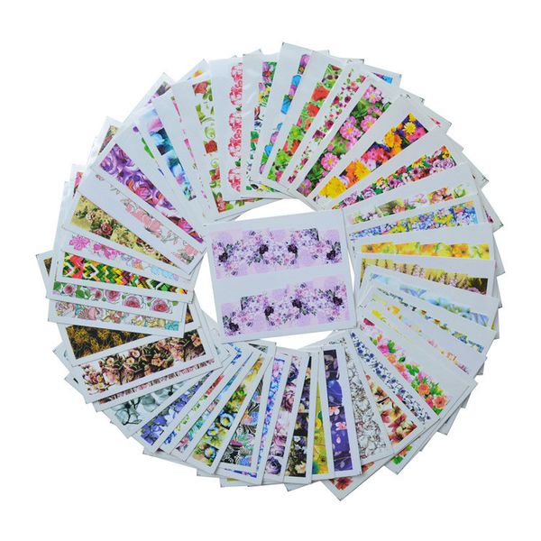 47 pcs/set mixed colorful nail sticker fashion colorful flower water transfer sticker wraps tips nail decor manicure tool mz0078, Black
47 pcs/set mixed colorful nail sticker fashion colorful flower water transfer sticker wraps tips nail decor manicure tool mz0078, Black