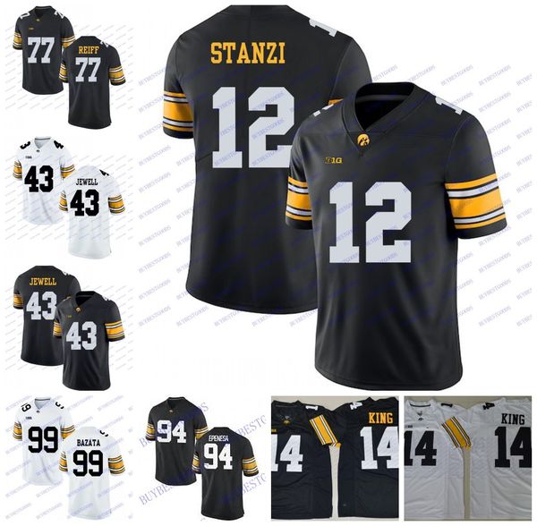 custom iowa hawkeyes #10 mekhi sargent 12 ricky stanzi 94 aj epenesa 14 desmond king black white ncaa college football jersey, Black;red
custom iowa hawkeyes #10 mekhi sargent 12 ricky stanzi 94 aj epenesa 14 desmond king black white ncaa college football jersey, Black;red