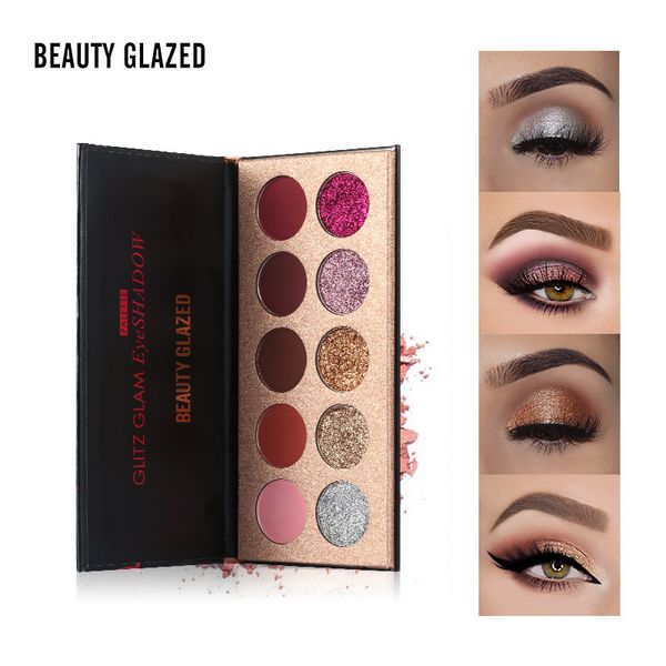 beauty glazed makeup palette glitter eyeshadow palette eye shadow shimmer pigment loose powder beauty nude maquiagem 10 colors
beauty glazed makeup palette glitter eyeshadow palette eye shadow shimmer pigment loose powder beauty nude maquiagem 10 colors