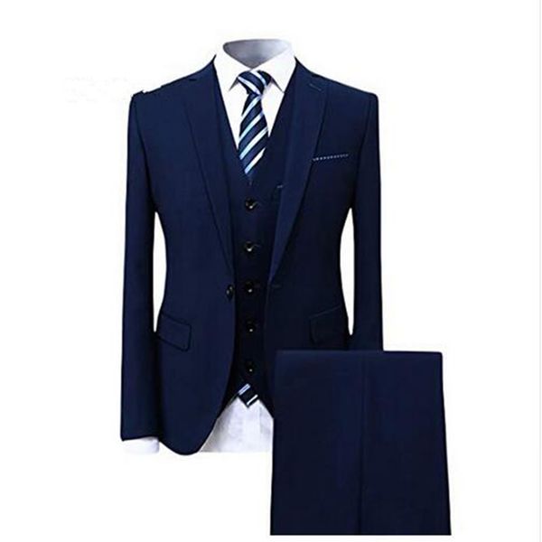 fashion navy blue mens suit formal business suit man wedding slim fit groom wedding tuxedos (jacket+pant+vest, White;black
fashion navy blue mens suit formal business suit man wedding slim fit groom wedding tuxedos (jacket+pant+vest, White;black
