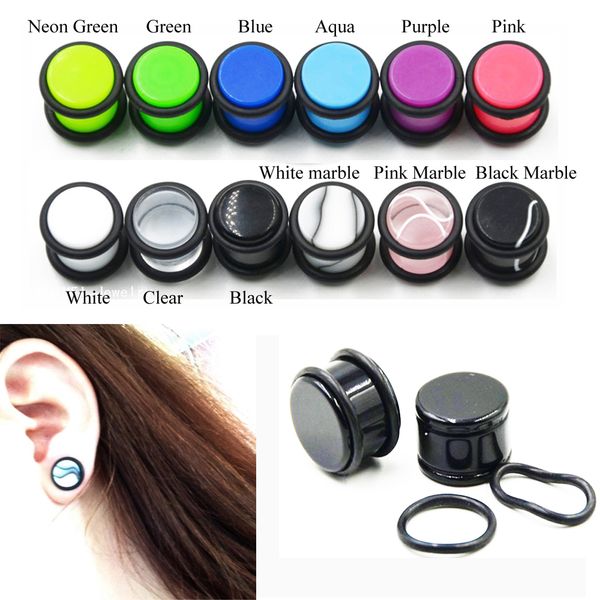 1 pair uv acrylic ear guage tunnel plug kit expander flesh tunnel piercingjewelry 1.6mm-10mm, Slivery;golden
1 pair uv acrylic ear guage tunnel plug kit expander flesh tunnel piercingjewelry 1.6mm-10mm, Slivery;golden