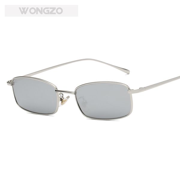 wongzo 2018 new uv400 colorful men and women metal frame lens square retro sunglasses, White;black
wongzo 2018 new uv400 colorful men and women metal frame lens square retro sunglasses, White;black