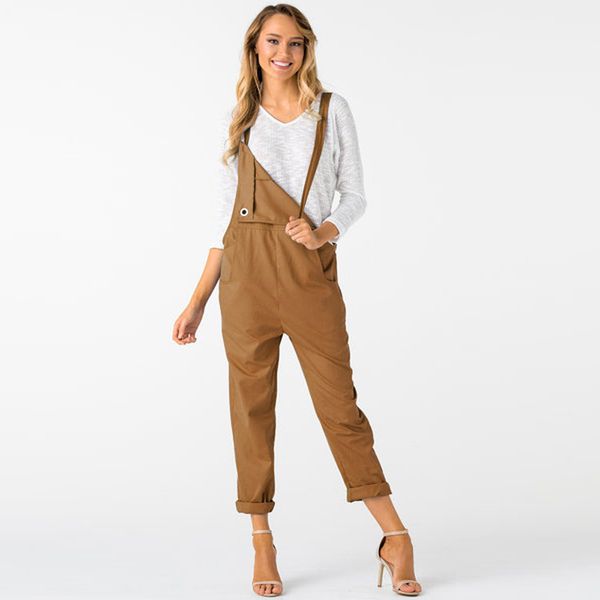 women solid loose dungarees casual long pockets rompers jumpsuit pants straight trousers overalls, Black;white
women solid loose dungarees casual long pockets rompers jumpsuit pants straight trousers overalls, Black;white