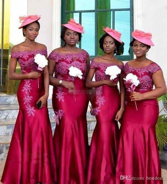 african nigerian fuchsia 2019 mermaid bridesmaid dresses lace floor length formal dresses maid of honor dress vestidos wedding party, White;pink
african nigerian fuchsia 2019 mermaid bridesmaid dresses lace floor length formal dresses maid of honor dress vestidos wedding party, White;pink
