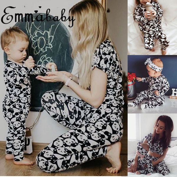 2018 brand new family matching panda print pajamas set women baby kids girl sleepwear nightwear panda print matching outfits, Blue
2018 brand new family matching panda print pajamas set women baby kids girl sleepwear nightwear panda print matching outfits, Blue