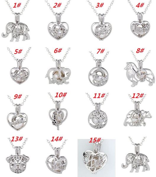newnewnewlove wish pearl cages locket necklace hollow out oyster freshwater pearl elephant/life tree/love diy mother's day jewellery, Silver
newnewnewlove wish pearl cages locket necklace hollow out oyster freshwater pearl elephant/life tree/love diy mother's day jewellery, Silver
