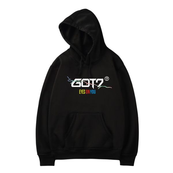mens got7 eyes on you letters printed hoodies casual hooded pullover hip hop male female designer fans clothes, Black
mens got7 eyes on you letters printed hoodies casual hooded pullover hip hop male female designer fans clothes, Black