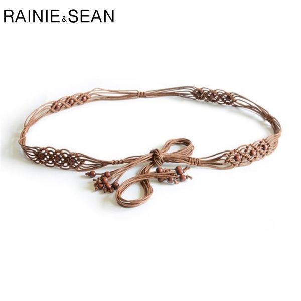 rainie sean belts for women bohemian thin waist belt for dress brown wooded bead female casual braided belt women, Black;brown
rainie sean belts for women bohemian thin waist belt for dress brown wooded bead female casual braided belt women, Black;brown