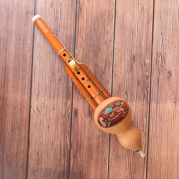 Chine e handmade hulu i brown bamboo gourd cucurbit flute ethnic mu ical in trument c key for beginner mu ic lover 
Chine e handmade hulu i brown bamboo gourd cucurbit flute ethnic mu ical in trument c key for beginner mu ic lover