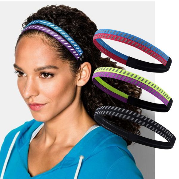 2018 double-strand anti-skid men and women sport headband for running, cycling, yoga, fitness and other outdoor workout, Silver
2018 double-strand anti-skid men and women sport headband for running, cycling, yoga, fitness and other outdoor workout, Silver