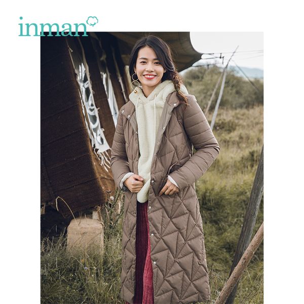 inman 2018 winter new arrival standing collar windproof warm thin and light korean long section woman down coat, Black
inman 2018 winter new arrival standing collar windproof warm thin and light korean long section woman down coat, Black