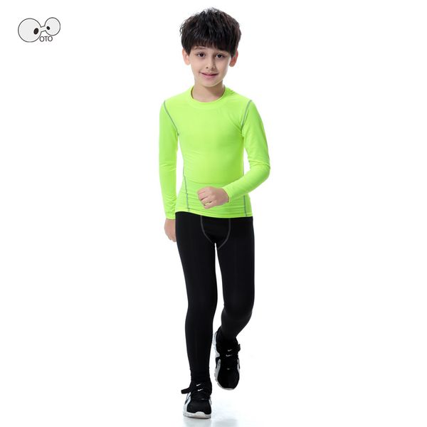 long sleeve kids boys compression running sets sports shirts pants football basketball soccer fitness t-shirt tights leggings, Black;blue
long sleeve kids boys compression running sets sports shirts pants football basketball soccer fitness t-shirt tights leggings, Black;blue