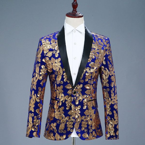 2018 new men's velvet gold bright suit jacket host nightclub dj p studio theme suit singer performance costumes, White;black
2018 new men's velvet gold bright suit jacket host nightclub dj p studio theme suit singer performance costumes, White;black