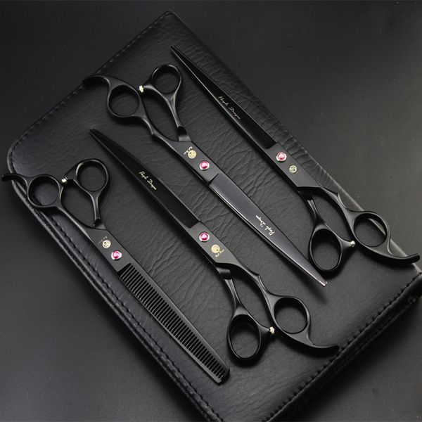 professional pet grooming scissors set 7"/8" purple dragon hair cutting thinning curved pet clipper dog shears 4pcs/set and bag
professional pet grooming scissors set 7"/8" purple dragon hair cutting thinning curved pet clipper dog shears 4pcs/set and bag