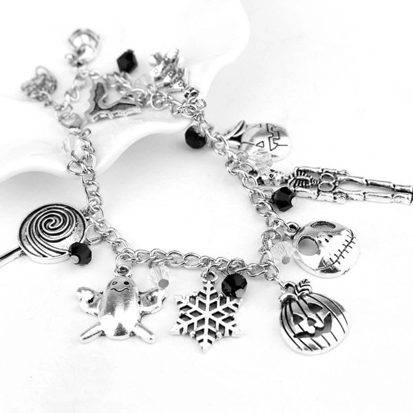 2018 halloween bat pumpkin bracelet for men women snowflakes skull pumpkin bracelet new personality cool jewelery, Black
2018 halloween bat pumpkin bracelet for men women snowflakes skull pumpkin bracelet new personality cool jewelery, Black
