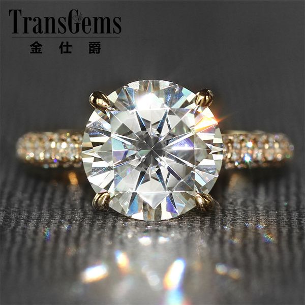 transgems 14k yellow gold 4 diameter 10mm f color moissanite engagement ring for women solitare with accents, Golden;silver
transgems 14k yellow gold 4 diameter 10mm f color moissanite engagement ring for women solitare with accents, Golden;silver
