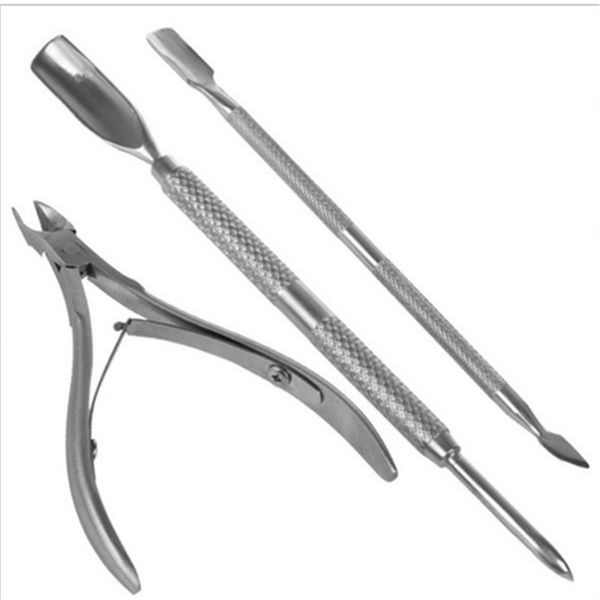 3pc/lot nail art cuticle spoon pusher nipper clipper manicure set professional nail tool kit
3pc/lot nail art cuticle spoon pusher nipper clipper manicure set professional nail tool kit