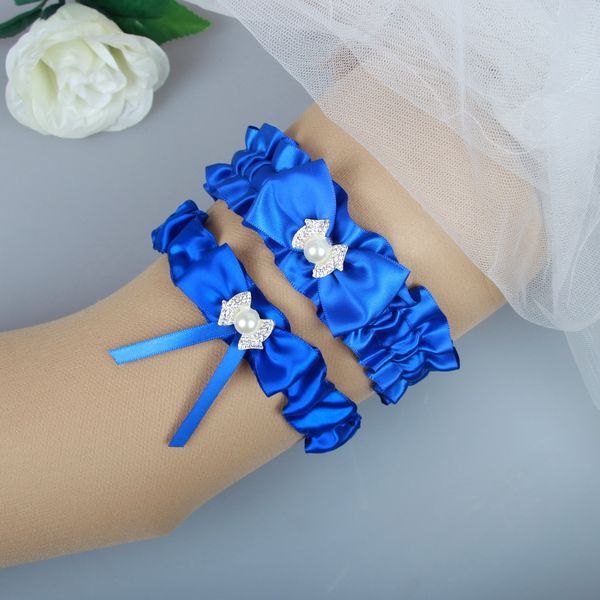 wedding garters for bride blue red bridal leg garters belt set rhinestones crystals satin ribbon size from 15 to 23 inches, White
wedding garters for bride blue red bridal leg garters belt set rhinestones crystals satin ribbon size from 15 to 23 inches, White