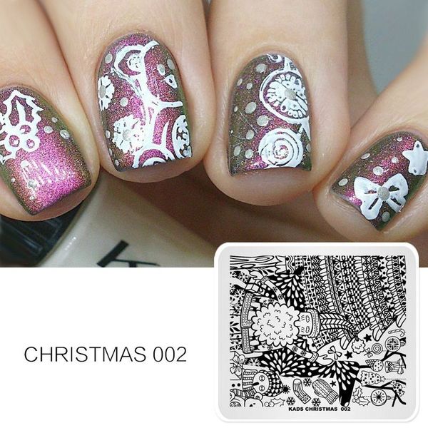 nail stamping plate 1pc christmas template stamp image art pattern decorations beauty sweet manicure tool cute christmas, White
nail stamping plate 1pc christmas template stamp image art pattern decorations beauty sweet manicure tool cute christmas, White