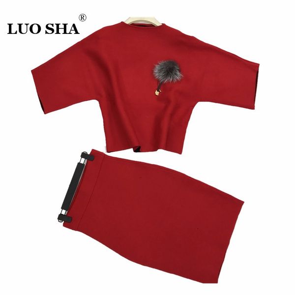 luo sha women sweat suits soft woman suit female cashmere sweater plush ball and skirt set warm suit for women costume, White;black
luo sha women sweat suits soft woman suit female cashmere sweater plush ball and skirt set warm suit for women costume, White;black