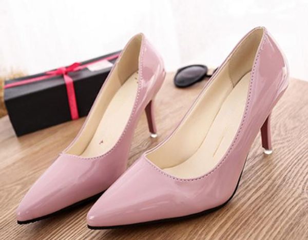 send 2018 pointed end high heel fine heel new style shallow mouth women's shoes, Black
send 2018 pointed end high heel fine heel new style shallow mouth women's shoes, Black