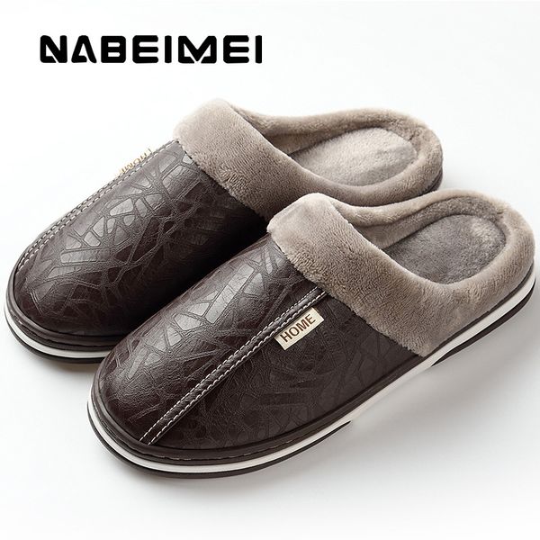 warm winter slippers size 40-50 men leather indoor slipper 2018 new arrival short plush male shoes home slippers for man, Black
warm winter slippers size 40-50 men leather indoor slipper 2018 new arrival short plush male shoes home slippers for man, Black