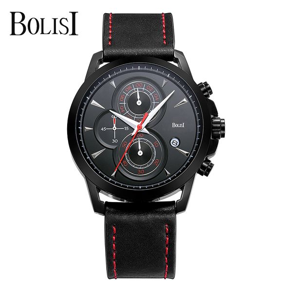bolisi new fashion mens watches 30m waterproof quartz wrist watch leather sport watch male clock chronograph relogio masculino, Slivery;brown
bolisi new fashion mens watches 30m waterproof quartz wrist watch leather sport watch male clock chronograph relogio masculino, Slivery;brown