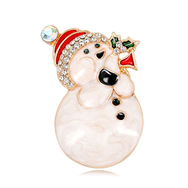 new christmas brooches gifts for women new gold plated red enamel snowman zircon pin brooch jewelry party accessory db, Gray
new christmas brooches gifts for women new gold plated red enamel snowman zircon pin brooch jewelry party accessory db, Gray