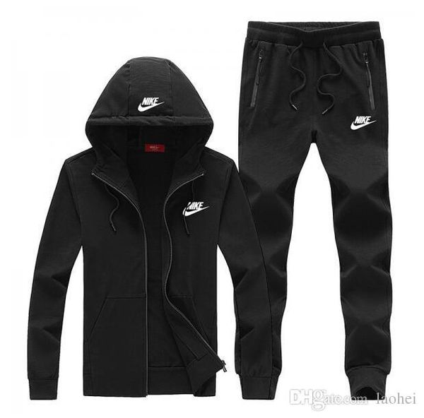 78ike 2018 luxury brand de igner track uit pring autumn ca ual brand port wear track uit hoodie men clothing