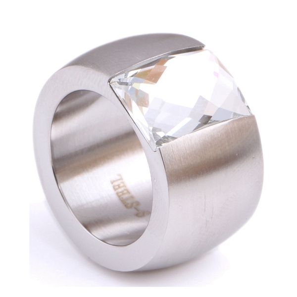 qcooljly fashion 14mm luxury gold/silver color large stainless steel crystal rings female titanium wedding finger ring for women
qcooljly fashion 14mm luxury gold/silver color large stainless steel crystal rings female titanium wedding finger ring for women