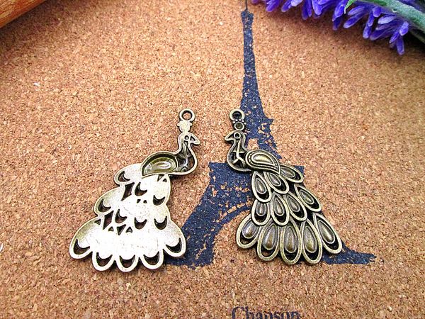 30pcs 42*25mm antique bronze big peacock charms pendants, Bronze;silver
30pcs 42*25mm antique bronze big peacock charms pendants, Bronze;silver