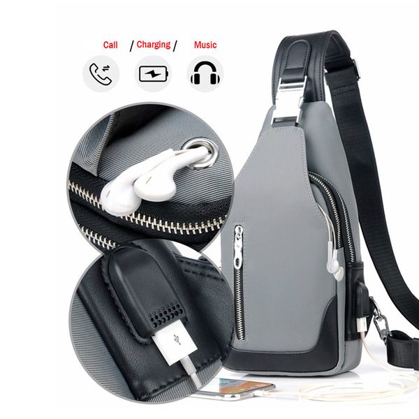 fashion men messenger bag new usb charging interface headphone jack chest bag leisure travel business functional package
fashion men messenger bag new usb charging interface headphone jack chest bag leisure travel business functional package