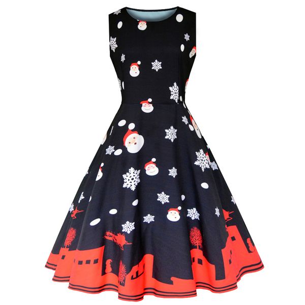 women's clothing 2019 summer fashion plus size black casual dresses for womens hepburn wind sleeveless vintage prom dress expansion ski, Black;gray
women's clothing 2019 summer fashion plus size black casual dresses for womens hepburn wind sleeveless vintage prom dress expansion ski, Black;gray
