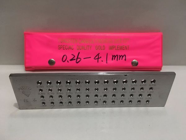 jewelry tungsten carbide drawplate draw plate 52/39 round holes 0.26-4.10mm/ 0.26 to 2.80mm
jewelry tungsten carbide drawplate draw plate 52/39 round holes 0.26-4.10mm/ 0.26 to 2.80mm