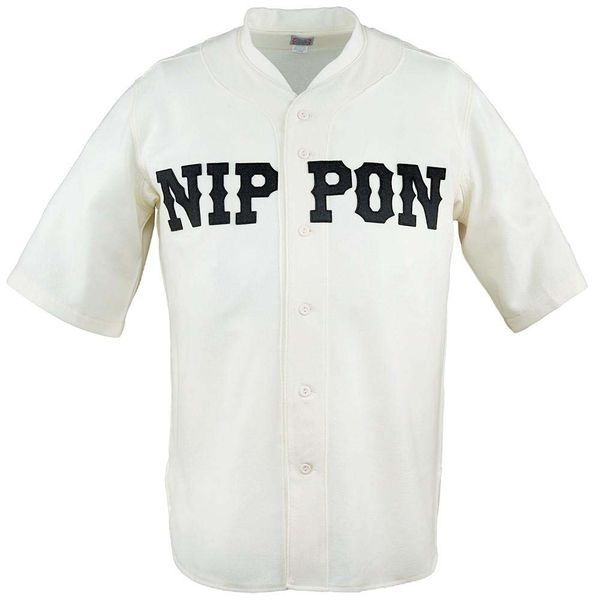 Japan 1931 US Tour Home Jersey 100% Stitched Embroidery Logos Vintage Baseball Jerseys Custom Any Name Any Number Free Shipping
Japan 1931 US Tour Home Jersey 100% Stitched Embroidery Logos Vintage Baseball Jerseys Custom Any Name Any Number Free Shipping
