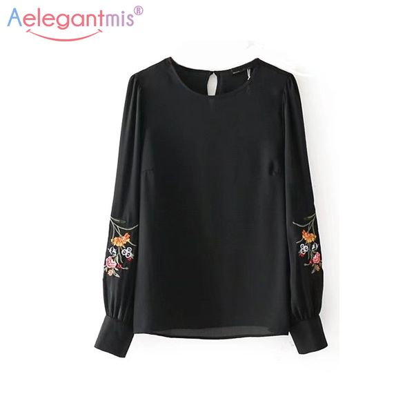 aelegantmis spring new women white floral embroidery chiffon blouse ladies o-neck long sleeve casual shirt female fashion
aelegantmis spring new women white floral embroidery chiffon blouse ladies o-neck long sleeve casual shirt female fashion