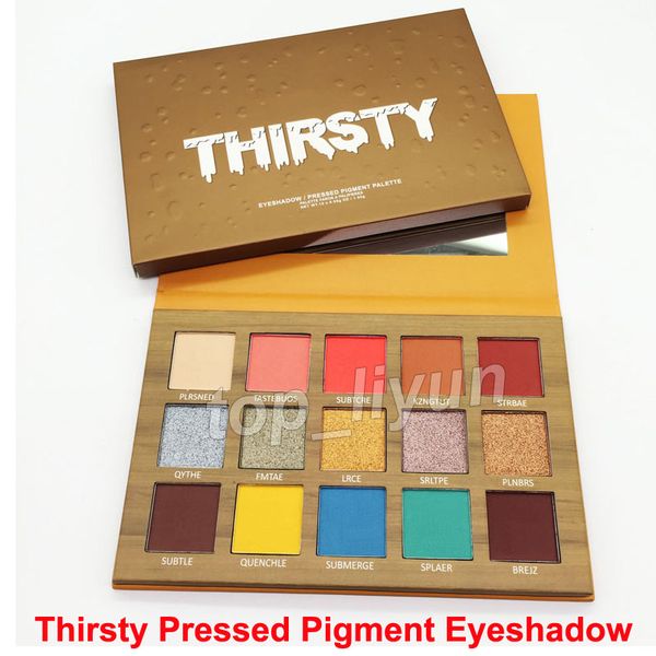 Makeup Face beauty eyeshadow Palette Thirsty Pressed Pigment 15 Colors Eye Shadow Shimmer Matte Eyeshadow cosmetics high quality
Makeup Face beauty eyeshadow Palette Thirsty Pressed Pigment 15 Colors Eye Shadow Shimmer Matte Eyeshadow cosmetics high quality