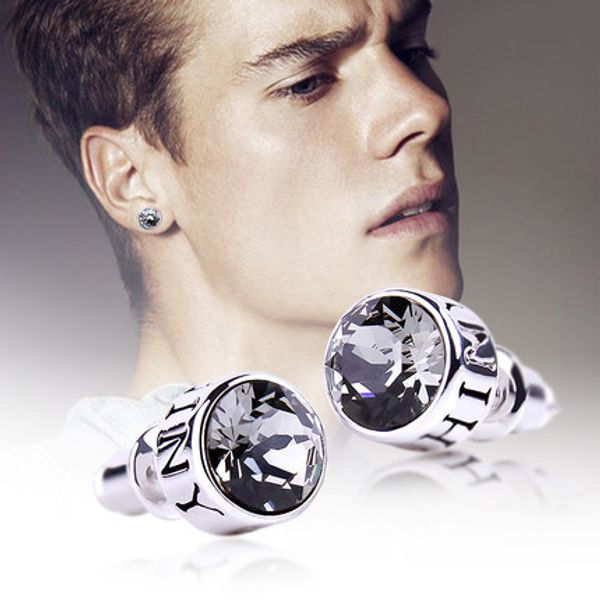 warme farben new 925 sterling silver men earring fine jewelry crystal from round stud earrings brincos for male, Golden;silver
warme farben new 925 sterling silver men earring fine jewelry crystal from round stud earrings brincos for male, Golden;silver