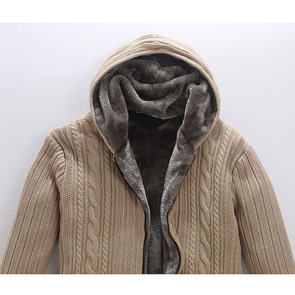 winter to sweaters / designer faux fur mens knitted cardigans coat men warm hooded 5xl big size lining sweater casual thi jdbc, Black
winter to sweaters / designer faux fur mens knitted cardigans coat men warm hooded 5xl big size lining sweater casual thi jdbc, Black