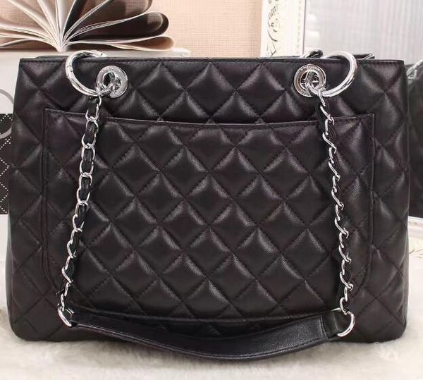 New tock fa hion black genuine lamb kin leather g t bag large hopping tote with gold hardware for women houlder bag
New tock fa hion black genuine lamb kin leather g t bag large hopping tote with gold hardware for women houlder bag