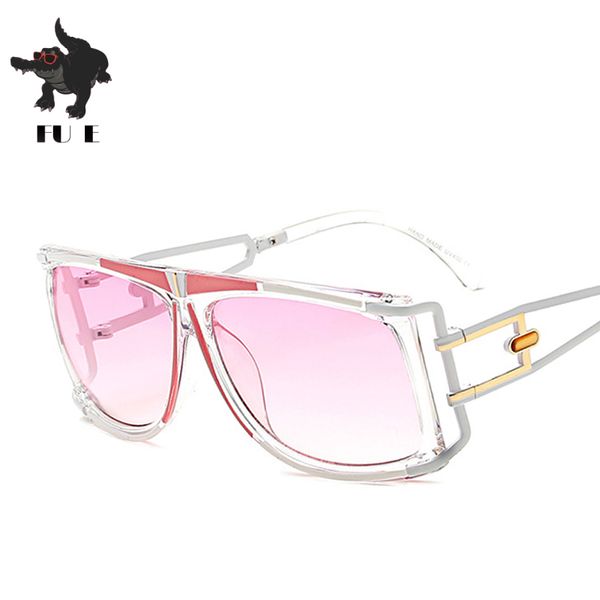 fu e punk transparent lunettes de soleil femmes surdimensionne lunettes de soleil marque pilote men sunglasses, White;black
fu e punk transparent lunettes de soleil femmes surdimensionne lunettes de soleil marque pilote men sunglasses, White;black